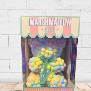 Marshmallow Bear Plush Decor - Multicolor